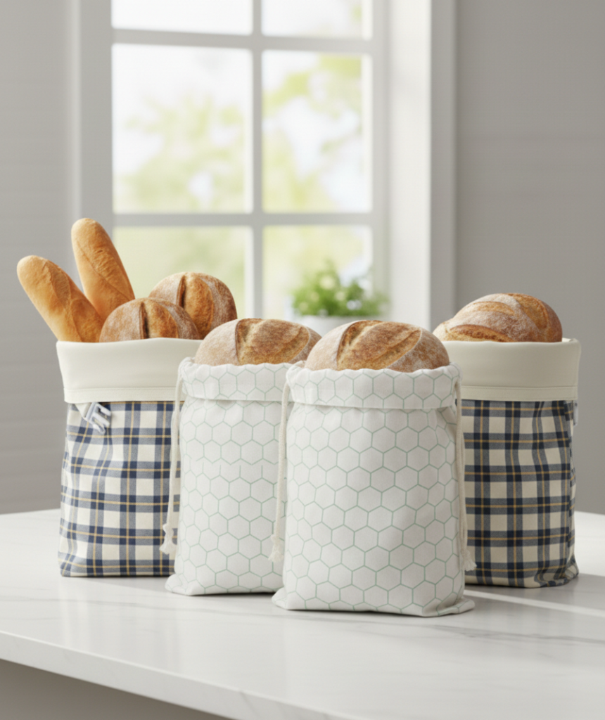 Benestro Beeswax Bread Bags For Sourdough (PACK Of 4)